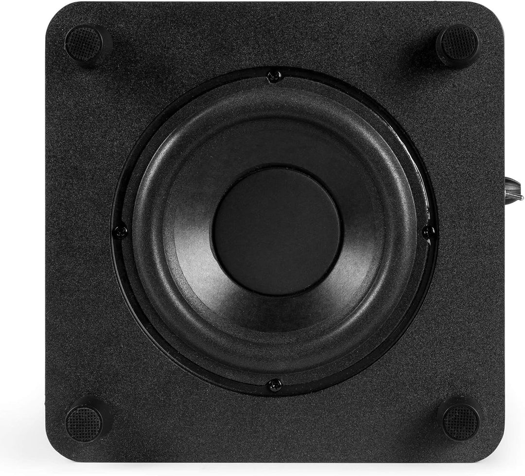 Audizio SW65C Subwoofer Aktiv – 130W Bass Box, 6,5 Zoll Tieftöner, Bassreflexrohr, aktiv subwoofer m
