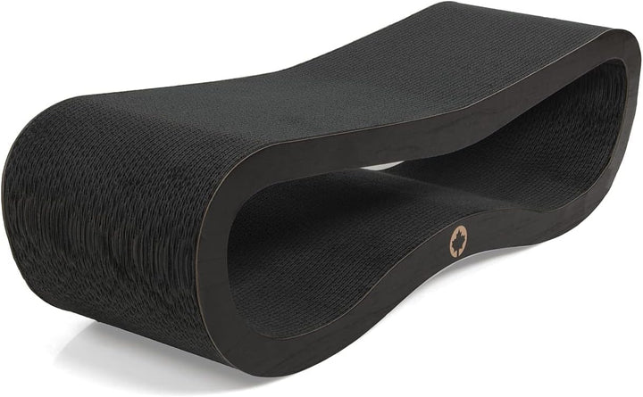 CanadianCat Company | Orbit 2.0 Kratzbrett - Black Edition | Kratzpappe Katzen Lounge in schwarz | c