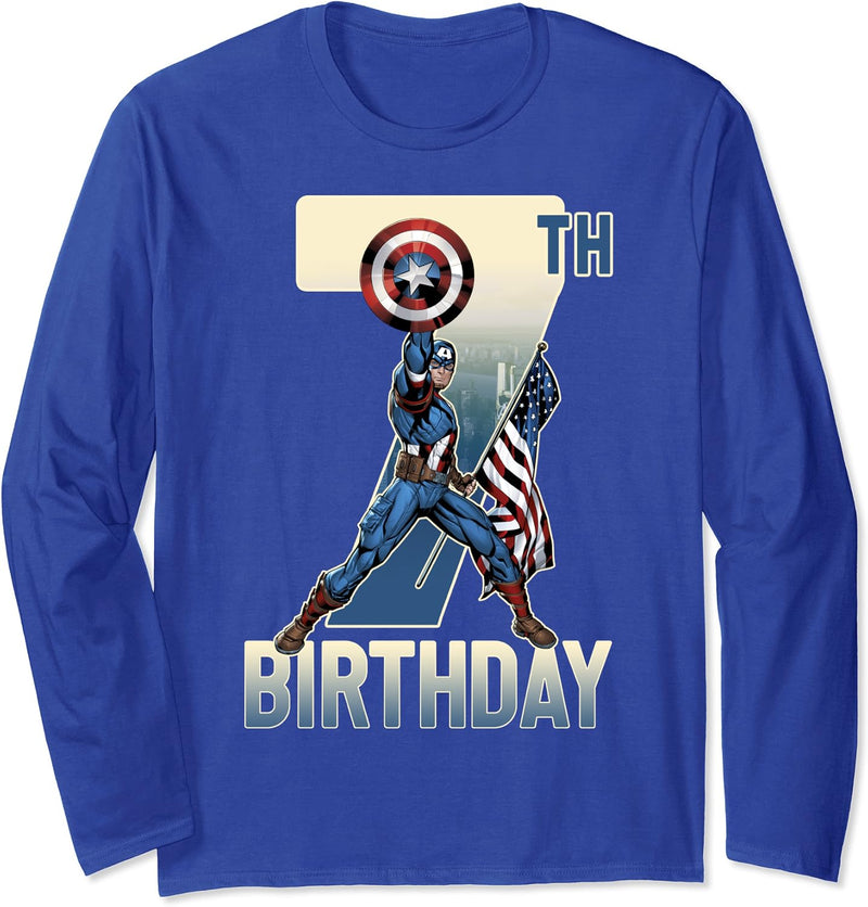 Marvel Captain America 16th Birthday Langarmshirt