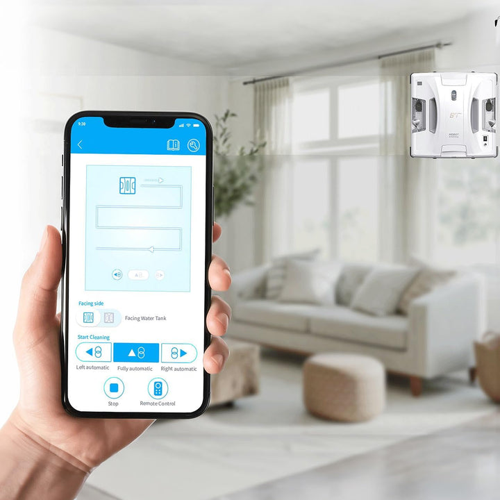 Fensterroboter: HOBOT S7 Pro Profi-Fensterputz-Roboter, Dual-Sprüher und -Wischer, App (Fensterputzr