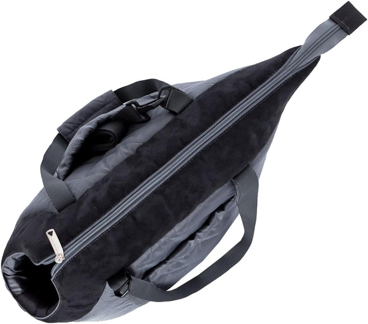 Hobbydog TORGZC6 Tragetasche für Hunde und Katzen, 27 x 25 x 43 cm, grau mit Pfoten