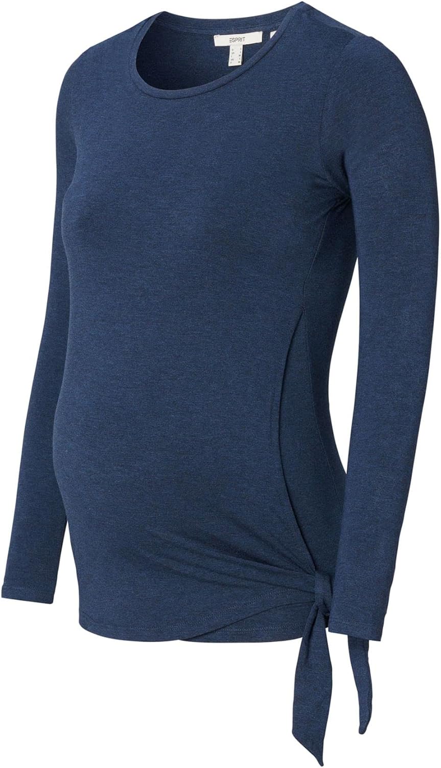 ESPRIT Maternity Damen Nursing Long Sleeve T-Shirt 42 Dark Blue - 405, 42 Dark Blue - 405