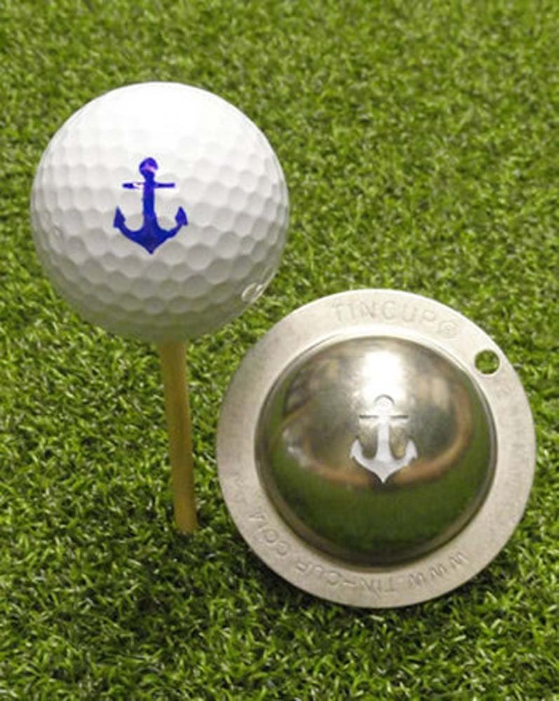 Tin Cup Golf Ball Custom Marker Ausrichtung Werkzeug Modelle Anker Aweigh, Anker Aweigh