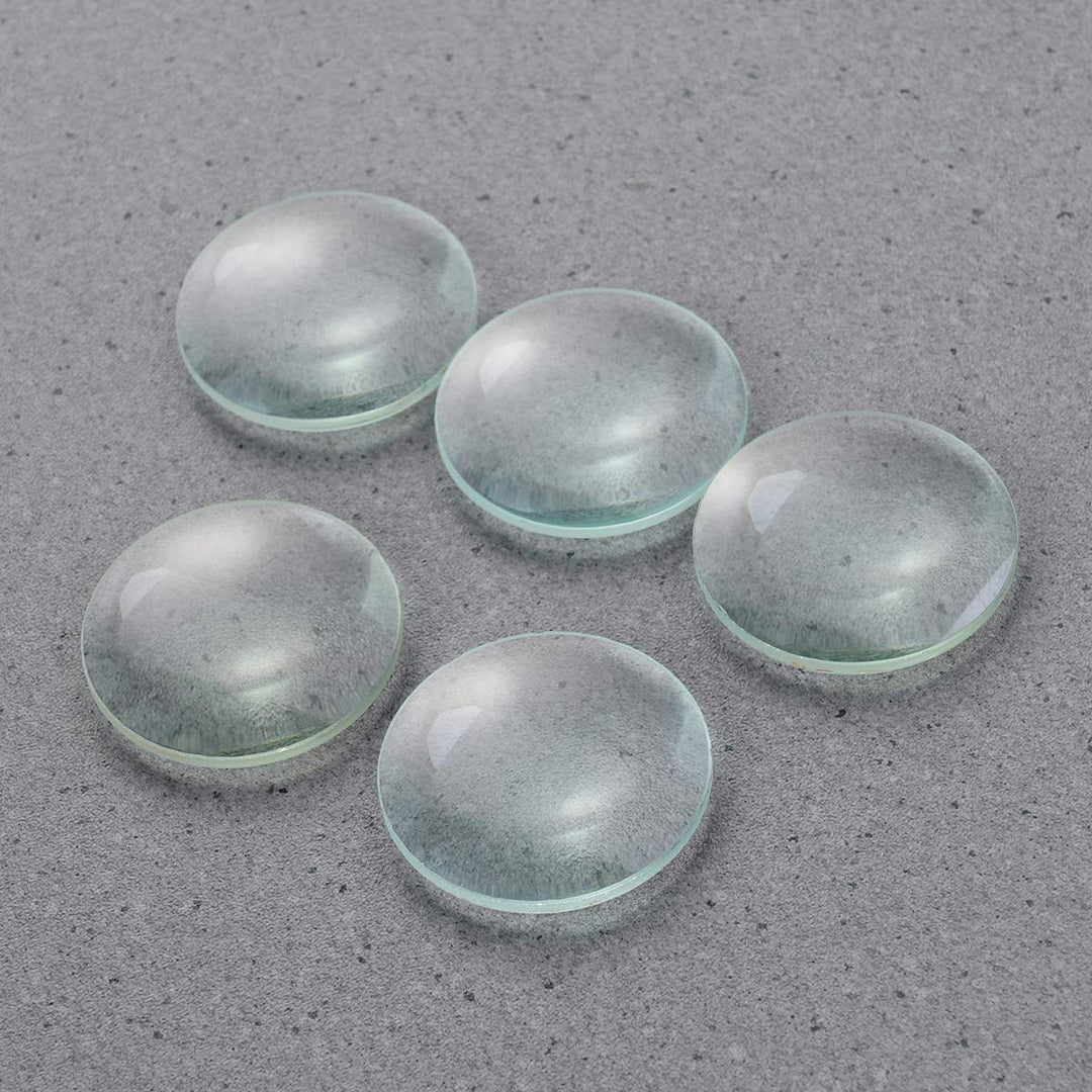 UKCOCO 5pcs Double Convex Glass Lens Optische Linse 50mm Durchmesser 100mm Brennweite für Labors