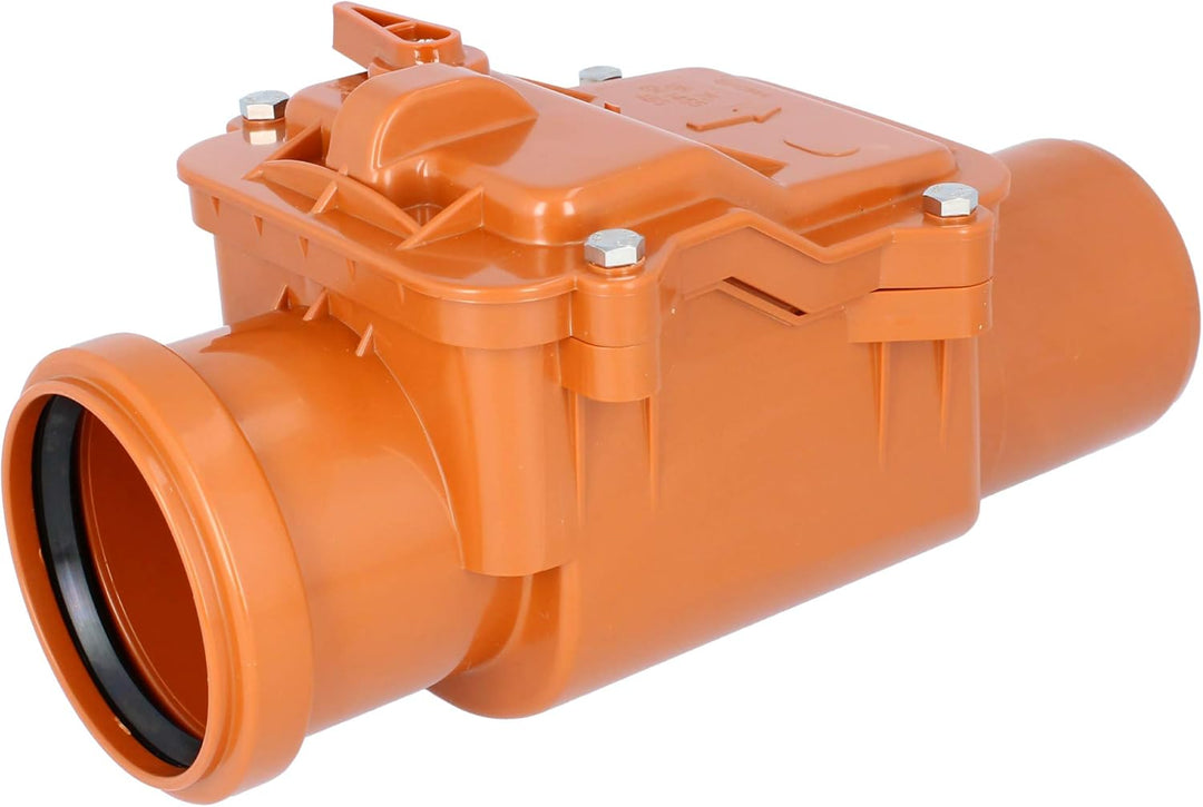 PEŠTAN Rückstauverschluss Ø DN 75 Orange | Rückschlagklappe Rückstauventil Rückstauklappe Rückstauve