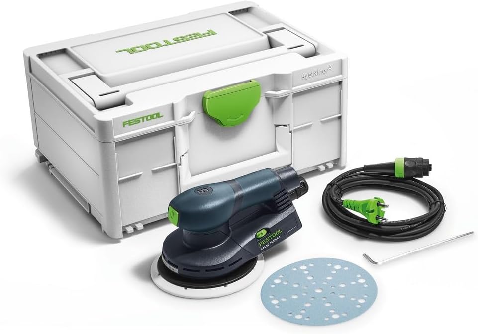 Festool Exzenterschleifer ETS EC 150/5 EQ-Plus (mit Schleifteller Ø 150 mm MULTI-JETSTREAM 2 (weich
