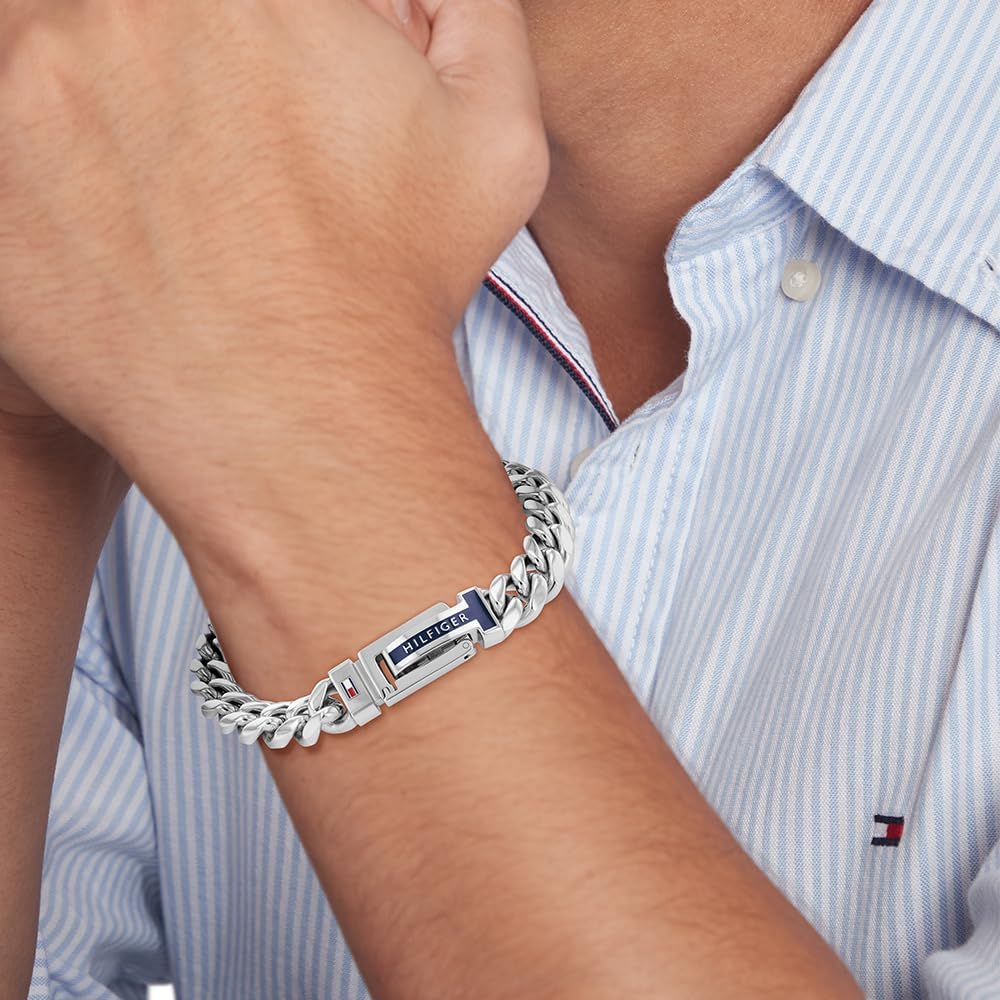 Tommy Hilfiger Jewelry Gliederarmband für Herren aus Edelstahl - 2790433 Single, Single