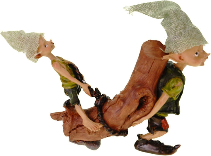 VOGLER Joh. Vogler GmbH 2 Pixies mit AST Grosse Hilfe Figur Zwerg Fee Fabelwesen Gnom