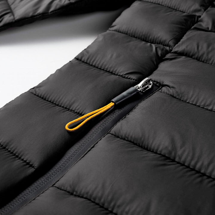 Celucke Steppjacke Leicht Daunenjacke Herren Wasserdicht Oversize Winterjacke Stehkragen Übergangsja