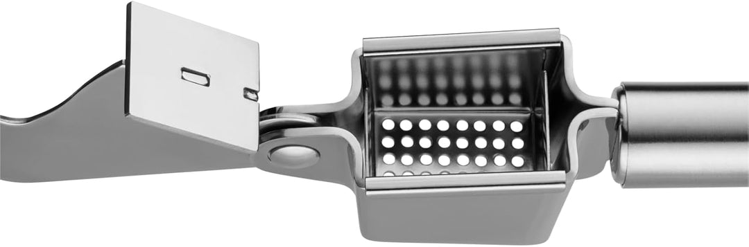 WMF Profi Plus Knoblauchpresse Edelstahl 17,5 cm, Cromargan Edelstahl teilmattiert, Knoblauchpresse
