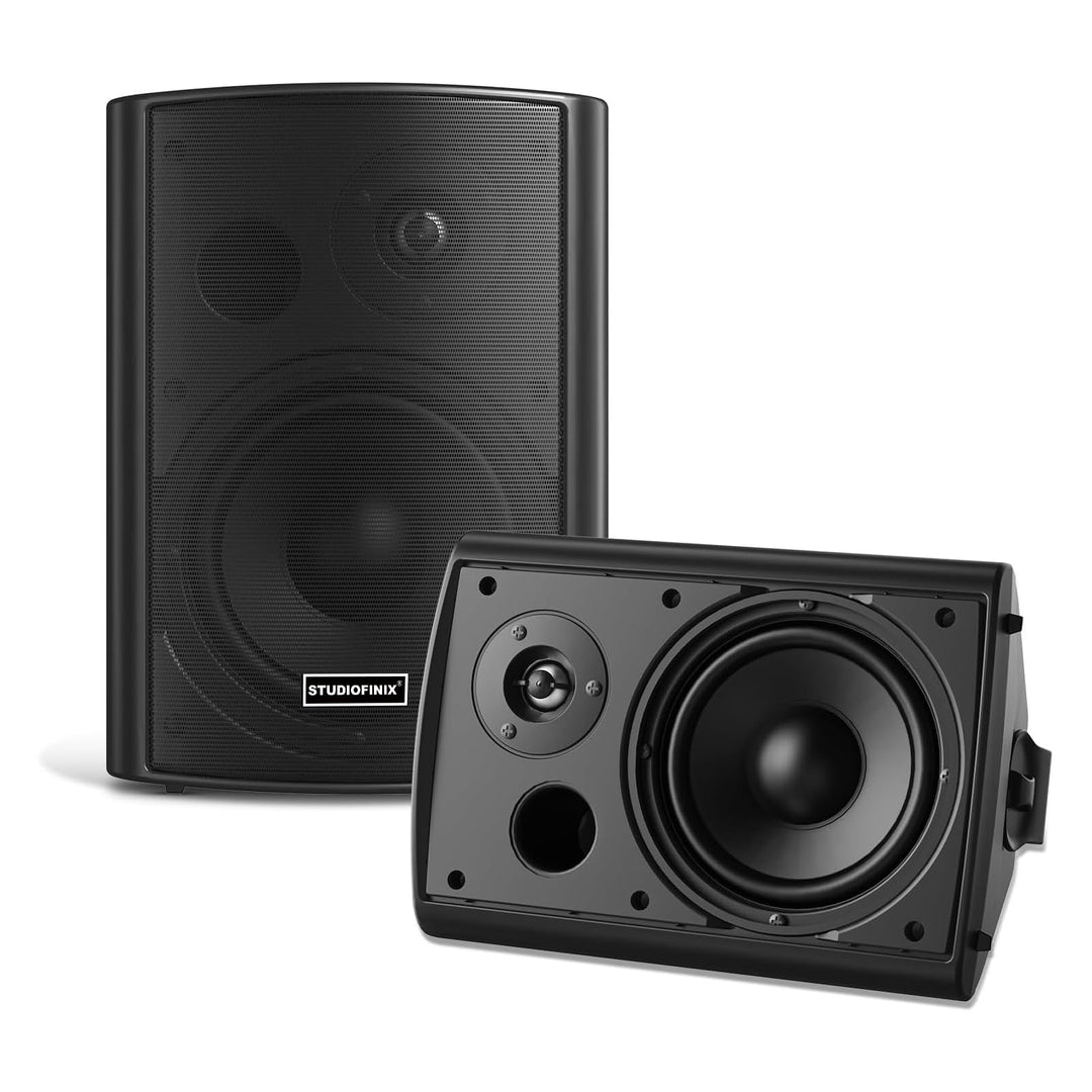 STUDIOFINIX 6,5-Zoll-Lautsprecher (400 W) für drinnen und draussen, wasserdicht, mit Bluetooth 5.1 u