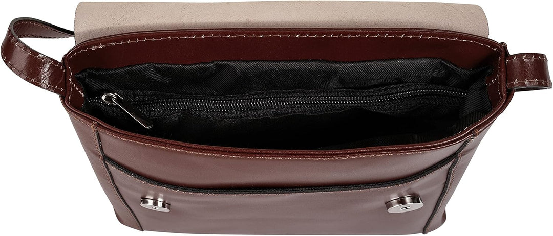 Cluty Umhängetasche Echt Leder Herren, Damen | Made in Italy, Crossbody Bag, Handtasche, Schultertas