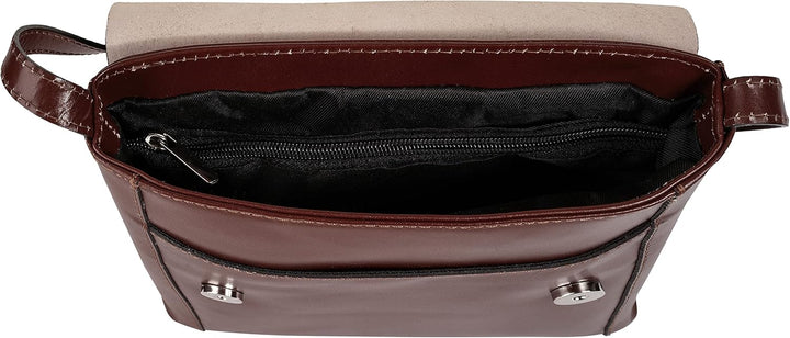 Cluty Umhängetasche Echt Leder Herren, Damen | Made in Italy, Crossbody Bag, Handtasche, Schultertas