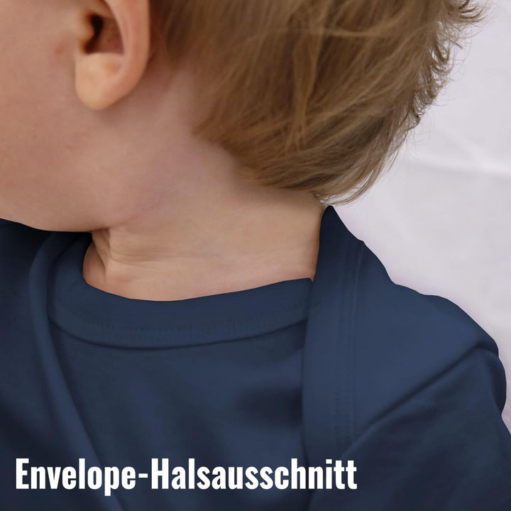 Shirtracer - Baby Body langarm Mädchen Junge - Karneval & Fasching - Das ist mein Wikinger Kostüm Vi