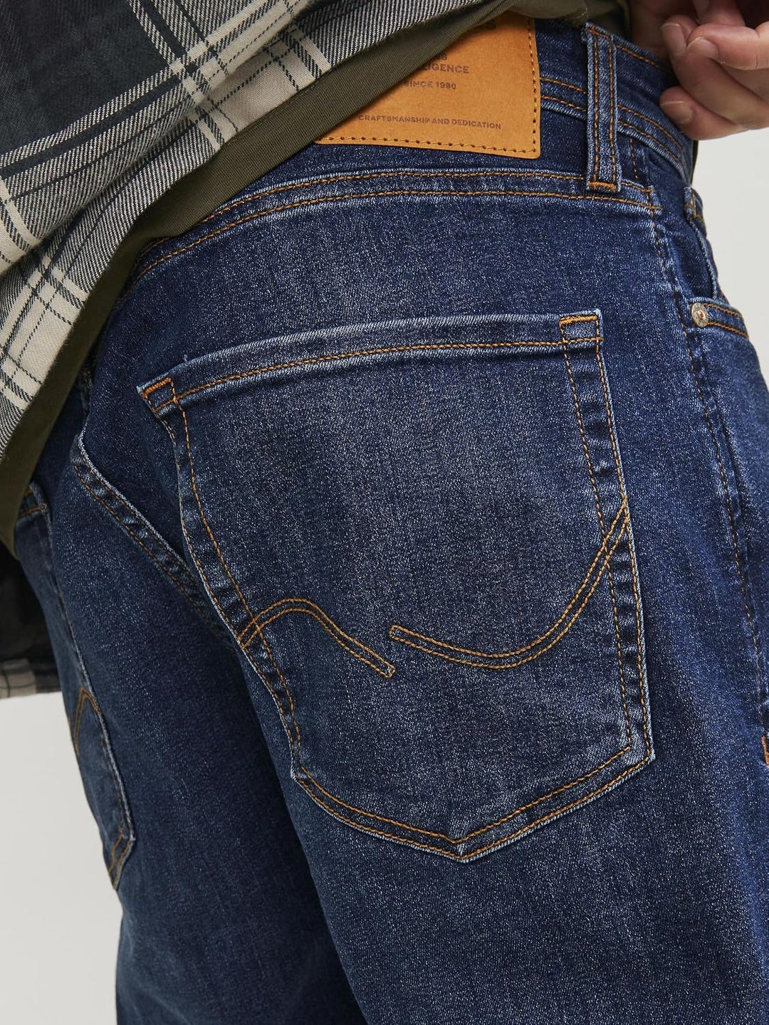 JACK &amp; JONES Herren Jjimike Jjoriginal Am 815 Noos Loose Fit Jeans 36W / 34L Blau (Blue Denim Blue D