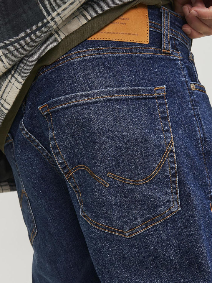 JACK &amp; JONES Herren Jjimike Jjoriginal Am 815 Noos Loose Fit Jeans 36W / 34L Blau (Blue Denim Blue D