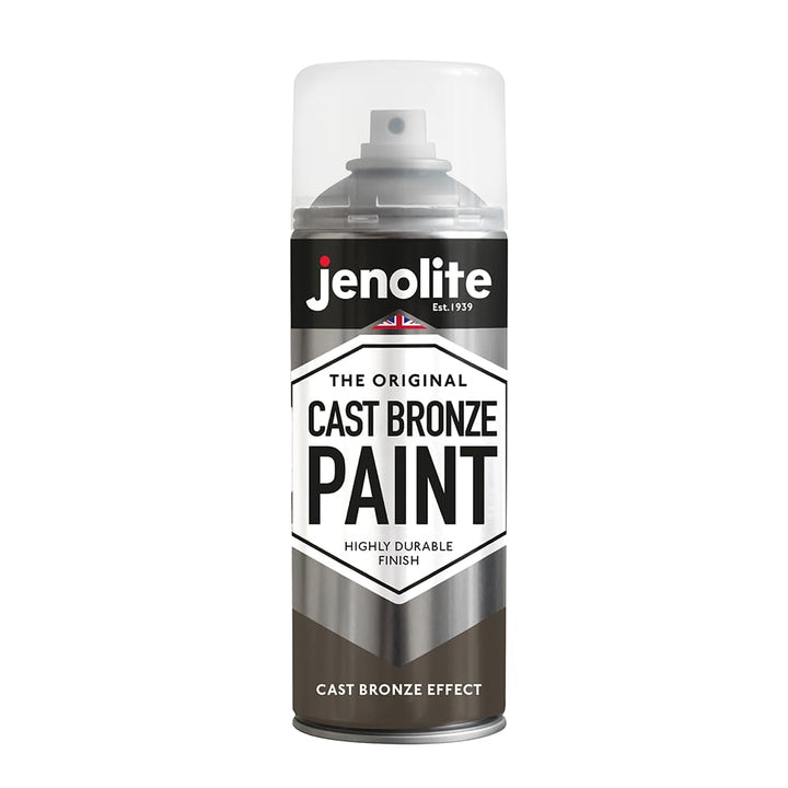 JENOLITE Bronze-Sprühfarbe, 400 ml, strukturierte Effektfarbe, realistische Gussbronze-Farbe, Sprühf