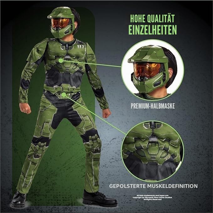 Disguise Master Chief Infinite Fancy Dress Intl