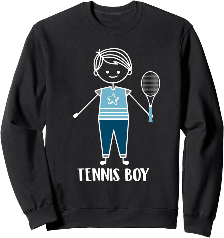 Tennisspieler Tennisplatz - Tennisball Tennis Sweatshirt