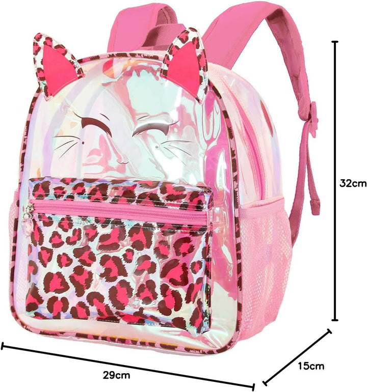 Oh My Pop! Feline-Klein Laser Rucksack, Rosa Rosa Klein Laser Rucksack Feline, Rosa Klein Laser Ruck