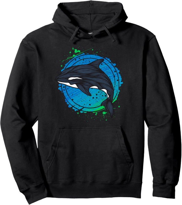 Killerwal Rettet die Wale Orcas Geschenk Pullover Hoodie