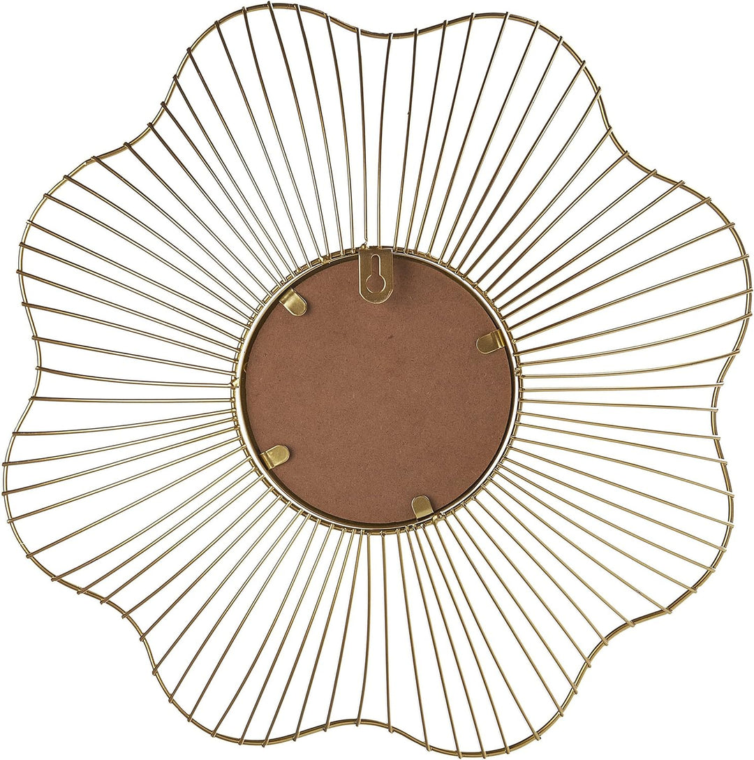 Wandspiegel gold Eisen dia. 40 cm glamour Sens