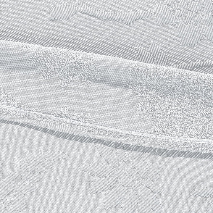 Erwin Müller Tischwäsche, Tischdecke mit Jaquardmuster, Serie Arnsberg weiss Grösse rund: 160 cm Ø -