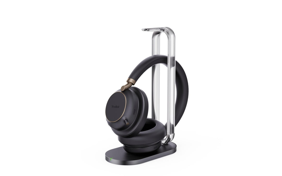 Yealink BH 76 Plus Teams Headset inkl. Ladeständer – Bluetooth, ANC, 40h Akkulaufzeit, USB-C/A, Schw