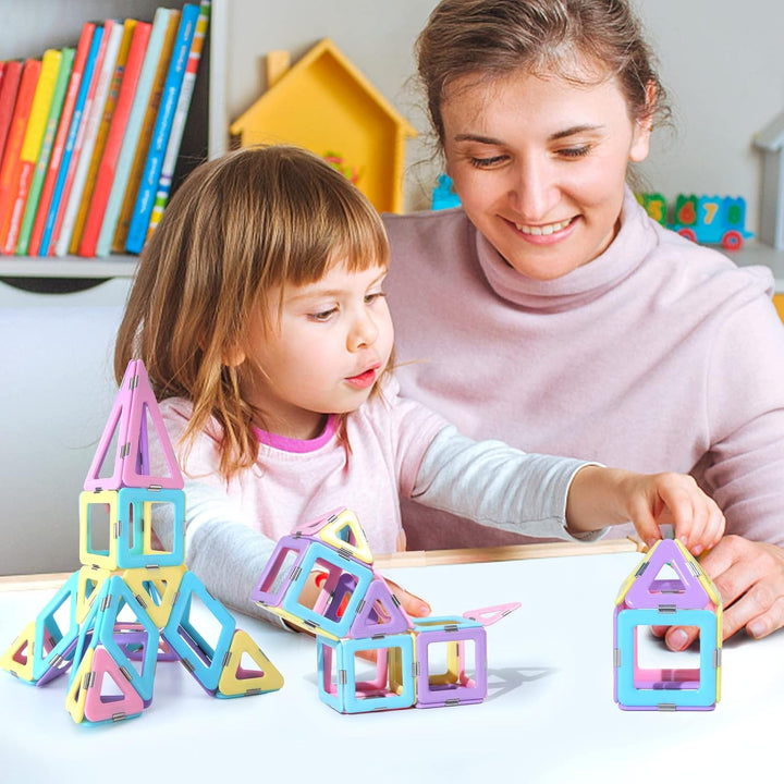 Magblock Magnetische Bausteine - Magnet Konstruktion Bauen Blöcke Kinder Geschenk Spielzeug für Jung
