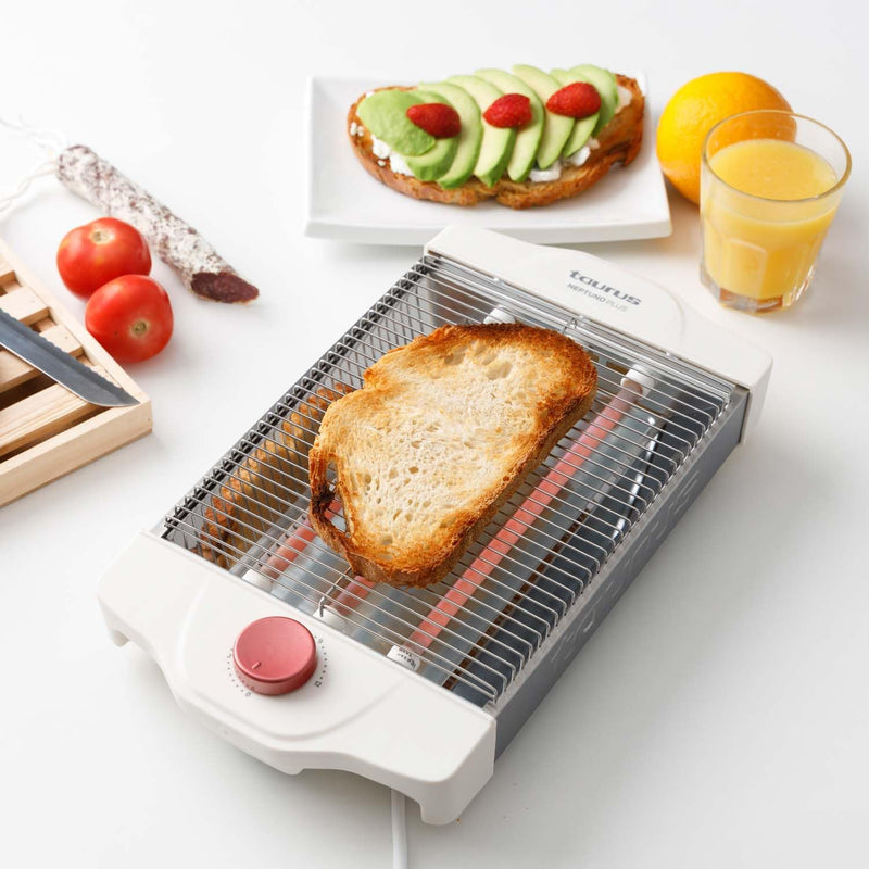 Taurus My Toast Toaster | Mit langem und extra breitem Schlitz | Kunststoff | Mehrfarbig 3 flache Wi