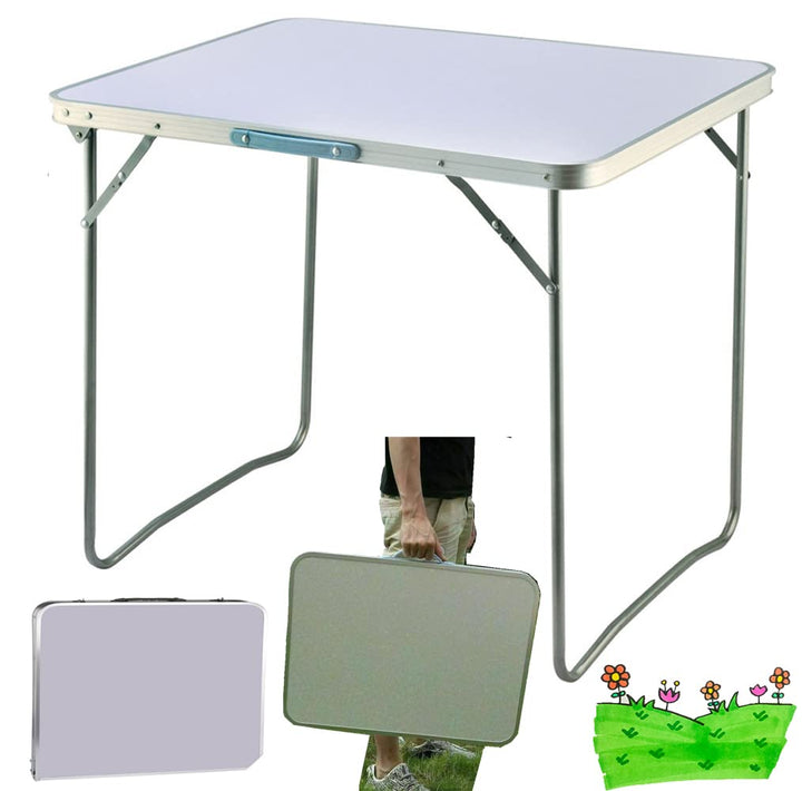 Campingtisch, tragbarer Picknicktisch, Aluminium, Klapptisch, für drinnen und draussen, robustes Gar