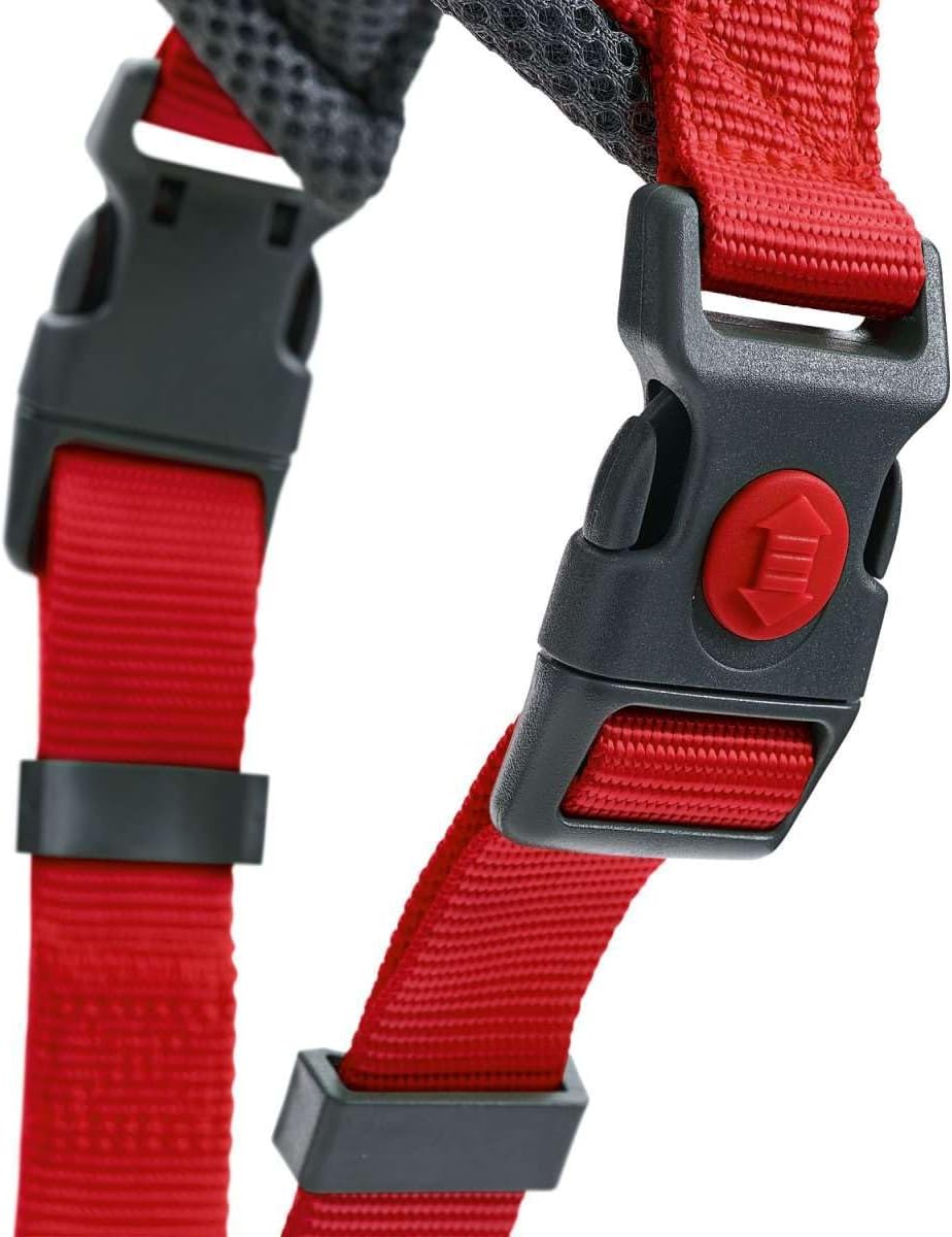 HUNTER Hundegeschirr LONDON COMFORT, atmungsaktives 3D-Mesh, 2-fach verstellbar, Sicherheitsverschlu