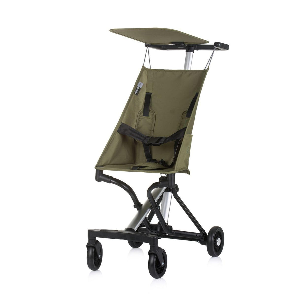 Chipolino Kinderwagen, Buggy Unique Aluminiumrahmen faltbar 3-Punkt-Gurt Tasche grün, grün