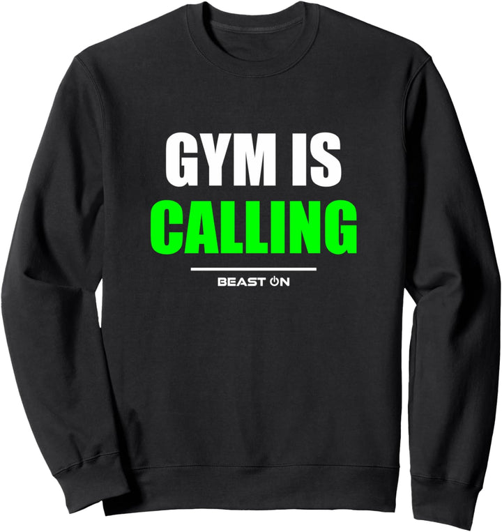 Fitnessstudio ruft Fitness Workout Bodybuilding Gains Green Sweatshirt