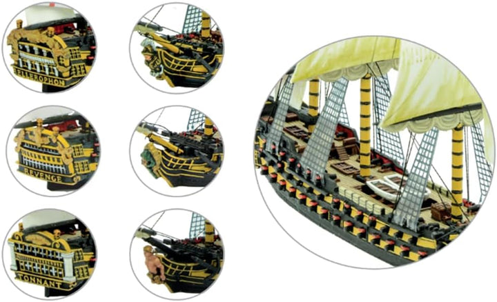 WarLord Black Seas The Age of Sail Royal Navy 3rd Rates of Renown for Black Seas Tischschiff, Kampfk