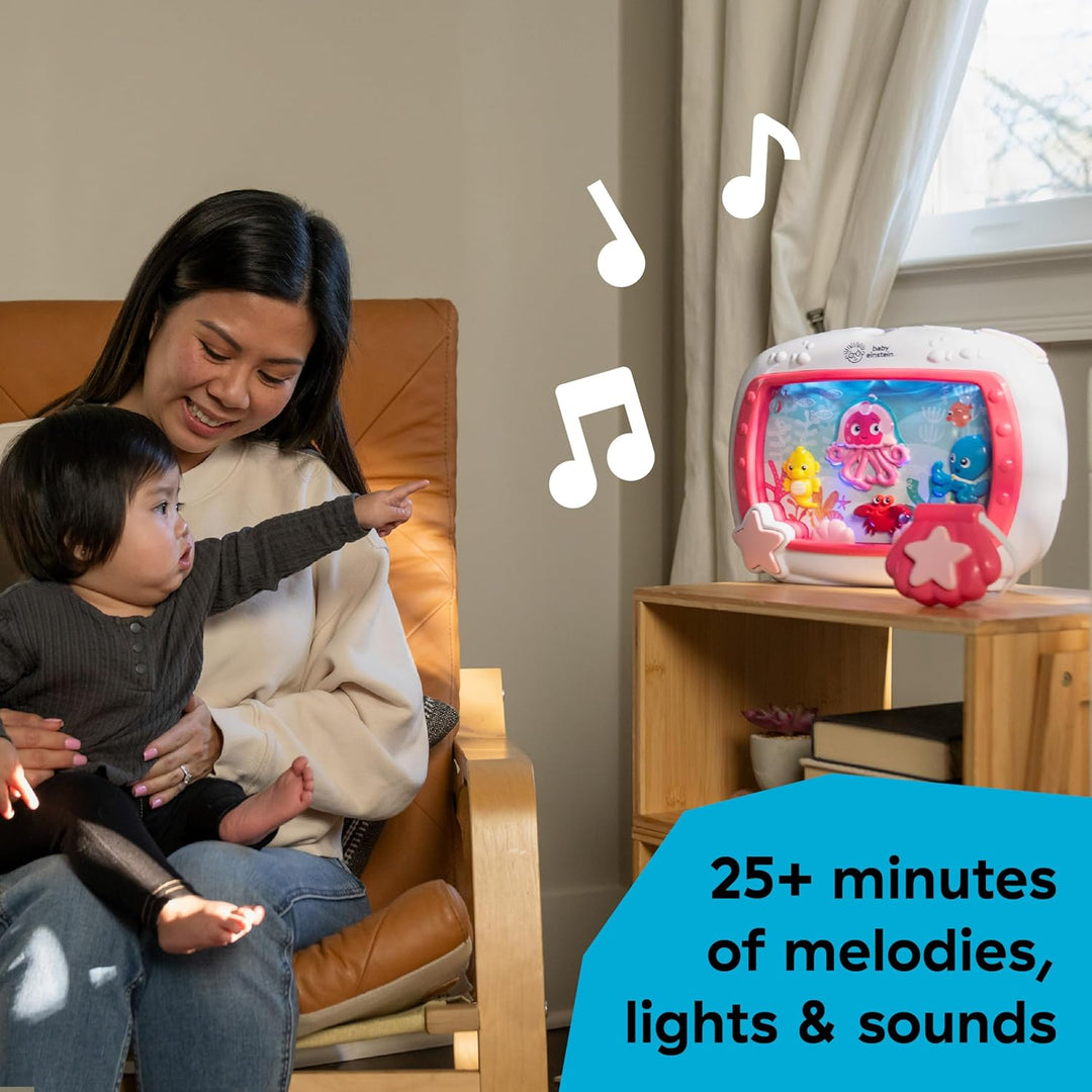 Baby Einstein Sea Dreams Soother, Baby Einschlafhilfen & Weisses Rauschen, 25+ Min. Musik & Ozeanklä