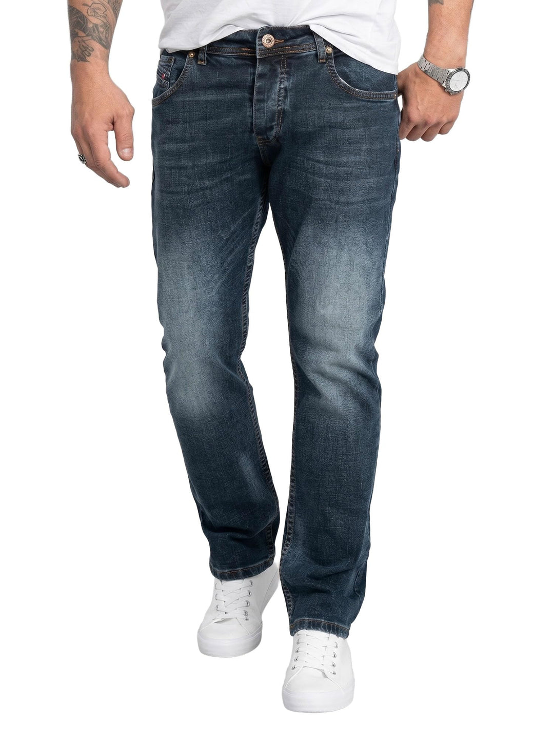 Rock Creek Herren Designer Jeans Denim Blau Hose Herrenjeans RC-2098 W29-W44 33W / 30L Rc-2279-blau,