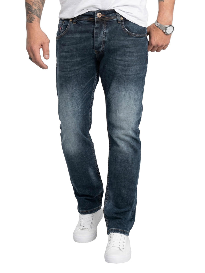 Rock Creek Herren Designer Jeans Denim Blau Hose Herrenjeans RC-2098 W29-W44 33W / 30L Rc-2279-blau,