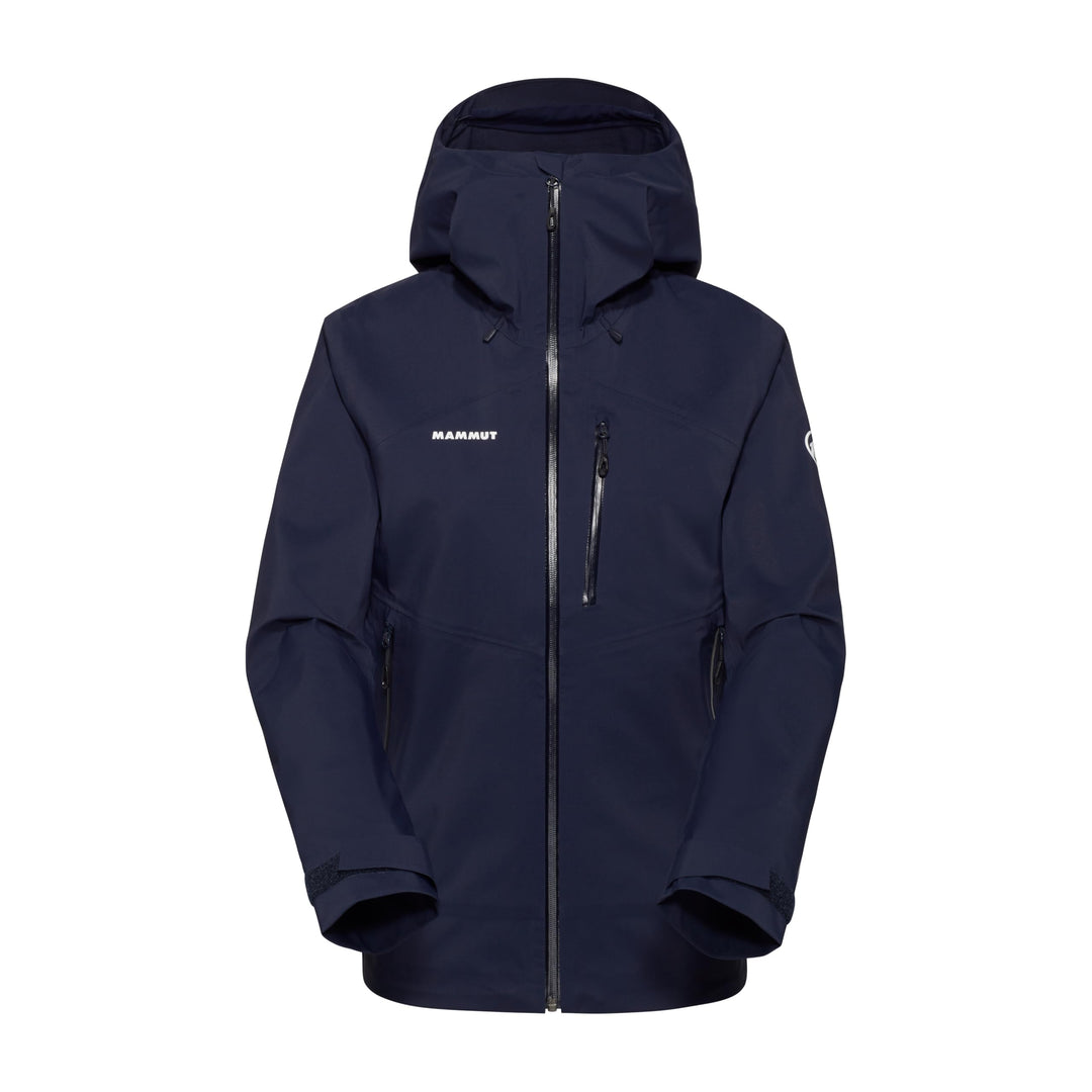Mammut Damen Alto Guide Hooded Hardshelljacke mit Kapuze XS marine, XS marine
