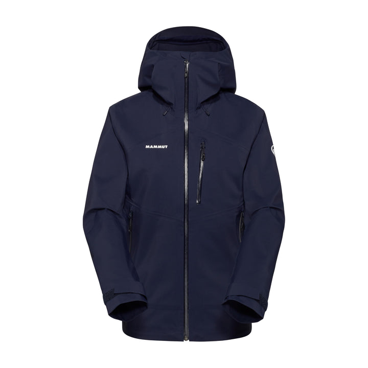 Mammut Damen Alto Guide Hooded Hardshelljacke mit Kapuze XS marine, XS marine