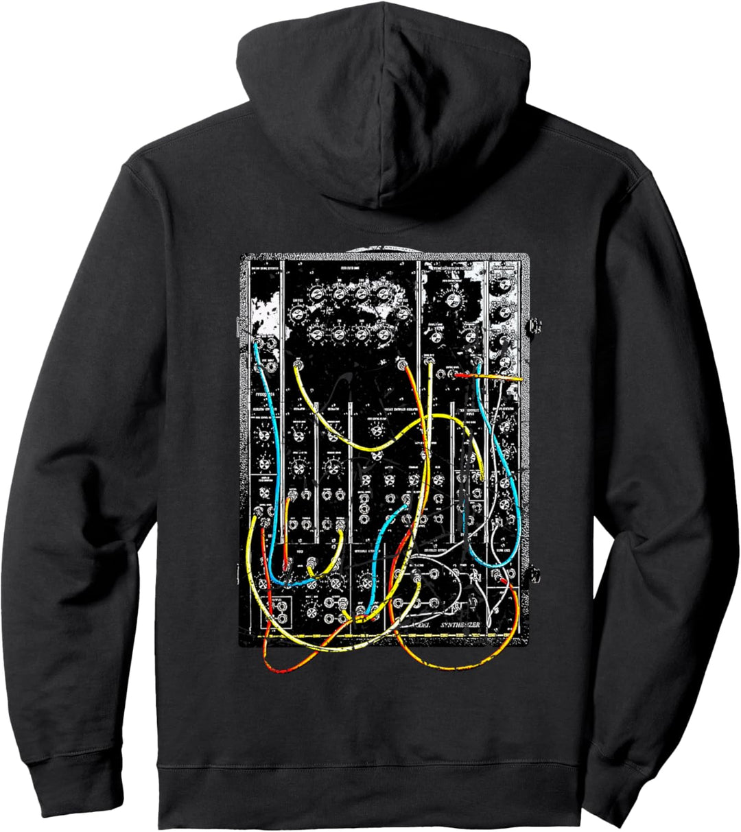 Analog Modular Synthesizer Vintage für Synth Nerd Pullover Hoodie