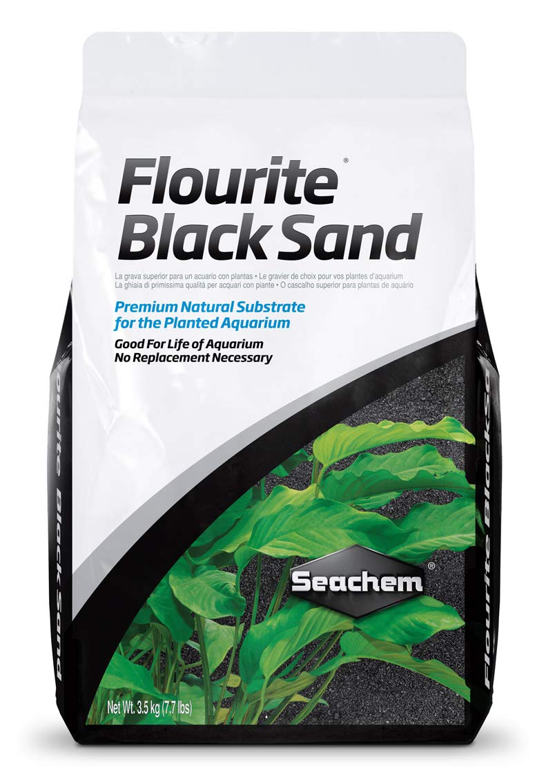 Seachem Fluorit Black Sand Substrat, 3,5 kg