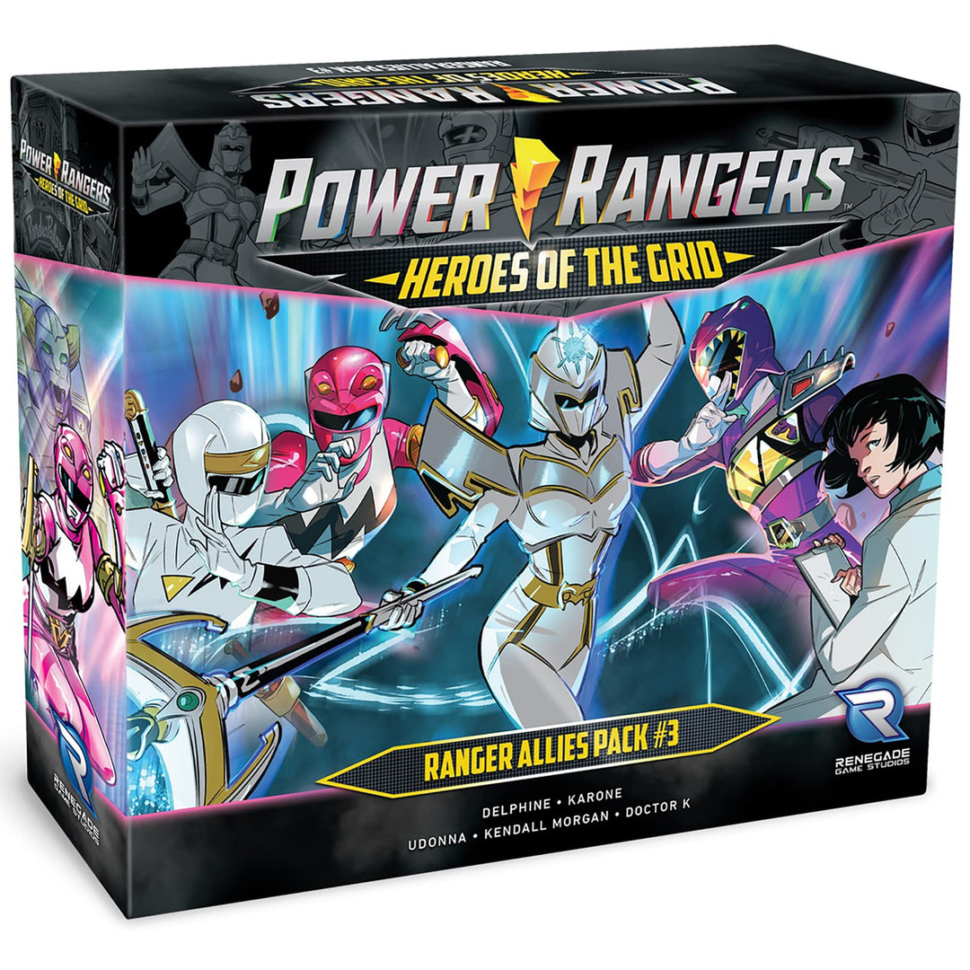Power Rangers Heroes of The Grid: Ranger Allies Pack #3 – Erweiterung, 5 Neue weibliche Helden & Kar