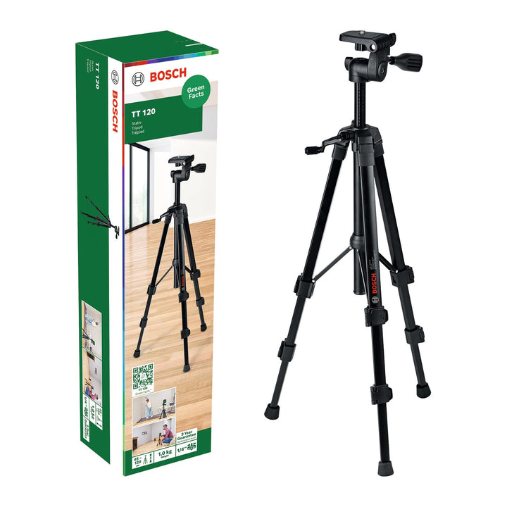 Hochwertiges Stativ TT 120 (einstellbare Höhe von 45 bis 120 cm für schnelles und flexibles Platzier