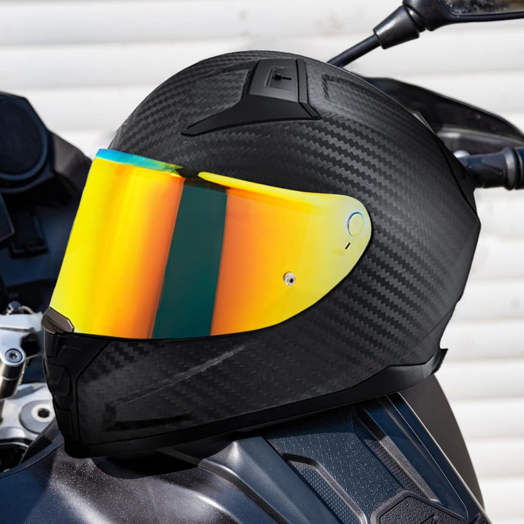VCOROS Motorradhelm Visier,Helmvisier für LS2 FF811/vector 2/Citation II,Motorrad Windschutz Helm Ob
