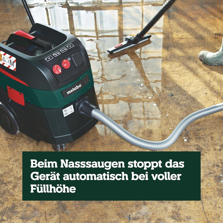 metabo Allessauger ASR 35 M ACP – 602058000 – Baustellen- und Werkstatt-Staubsauger mit MPulse-Filte