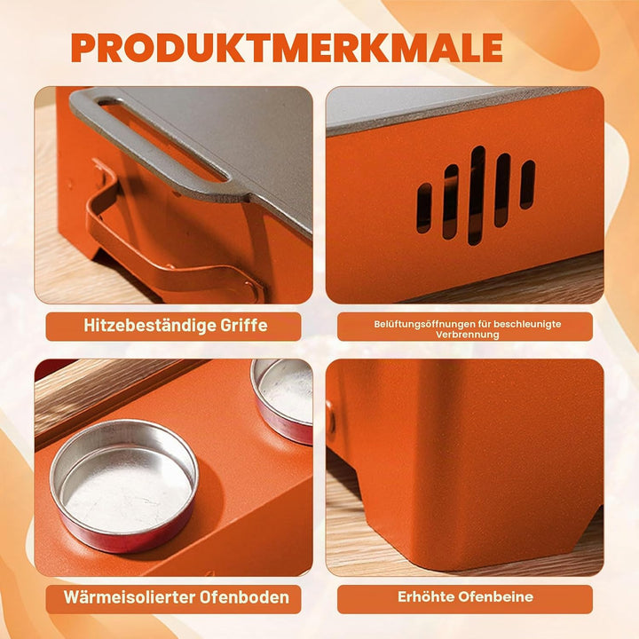BBQ-Warmhalteplatte Grill-Wärmer, Aluminiumlegierungs-Grill-Heizplatte, Warmhaltebehälter für Fleisc