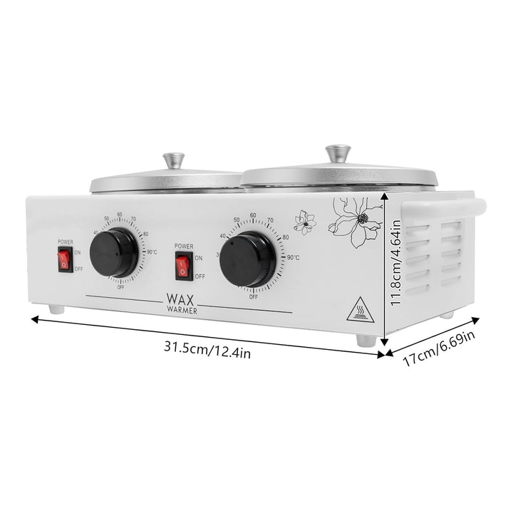 VonVVer Wachswärmer 1L - Wachsheizung 200W Elektrischer Wachswärmer 0-100℃ Temperatur Einstellbar Wa
