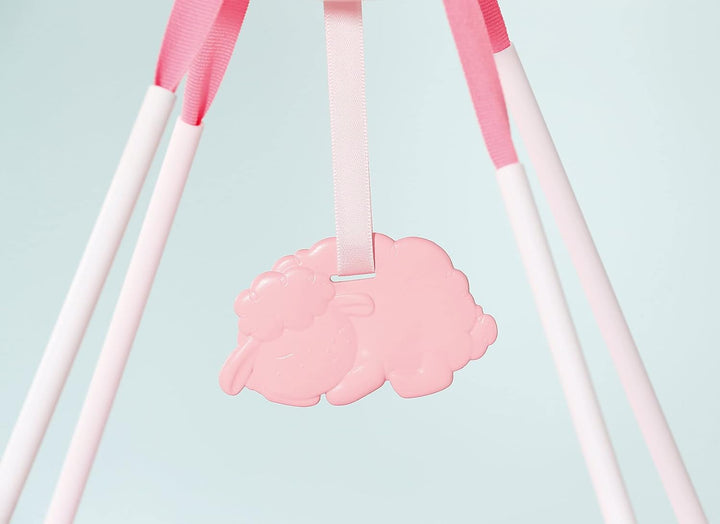 Zapf Creation 705988 Baby Annabell Sweet Dreams Schlummerwolke - rosa Puppenwiege in Wolkenform inkl