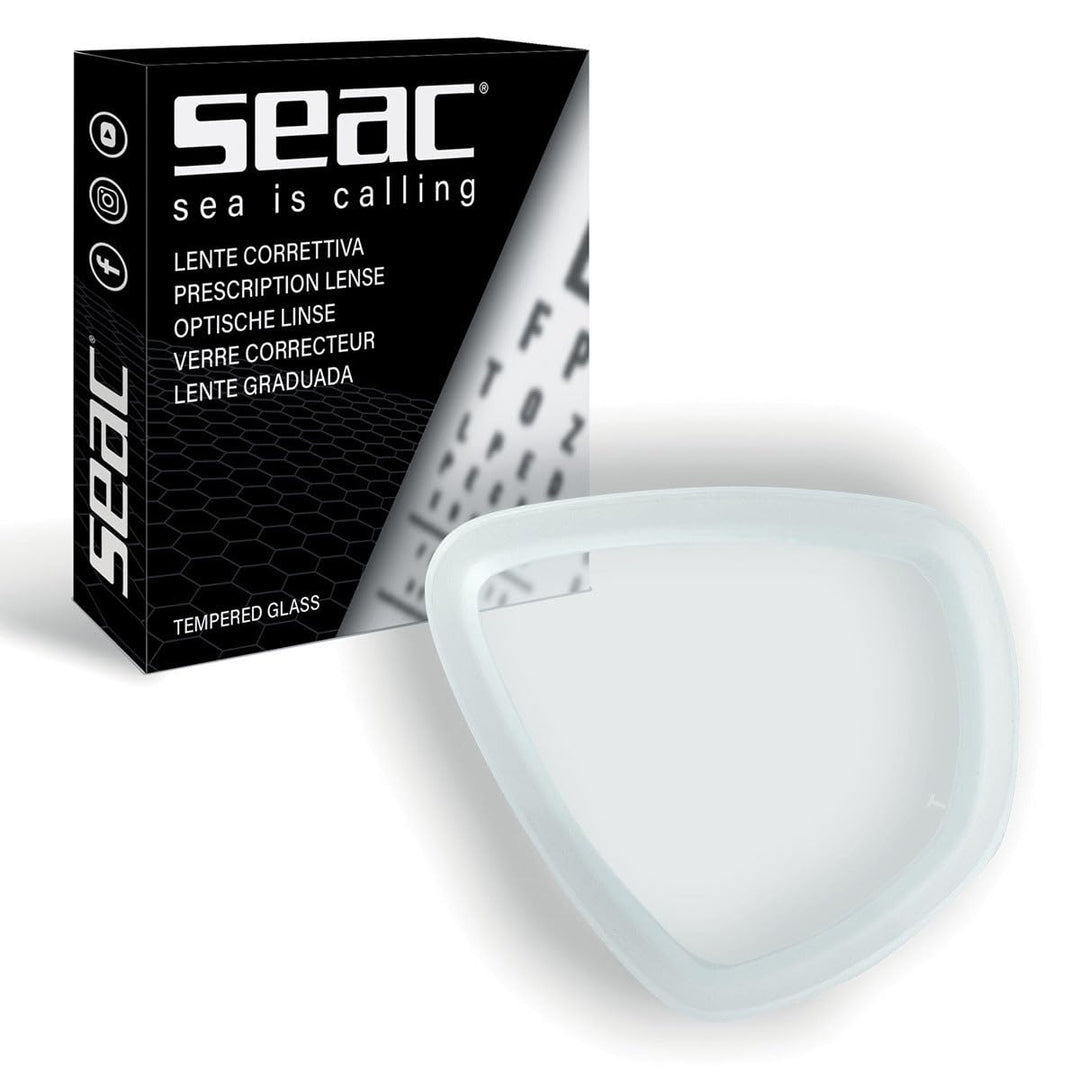 Seac Extreme optische Glaeser, Korrekturlinse für Tauchmaske in beide Richtungen -6,0 D., -6,0 D.